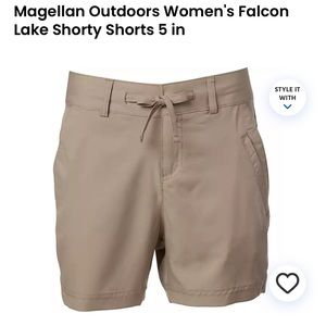 Magellan Outdoor Women’s Falcon Lake Shorty Shorts 5in